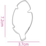 Feather Cookie Cutter, 7.2x3.7cm