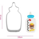 Baby Bottle Cookie Cutter, 8.1x3.9cm