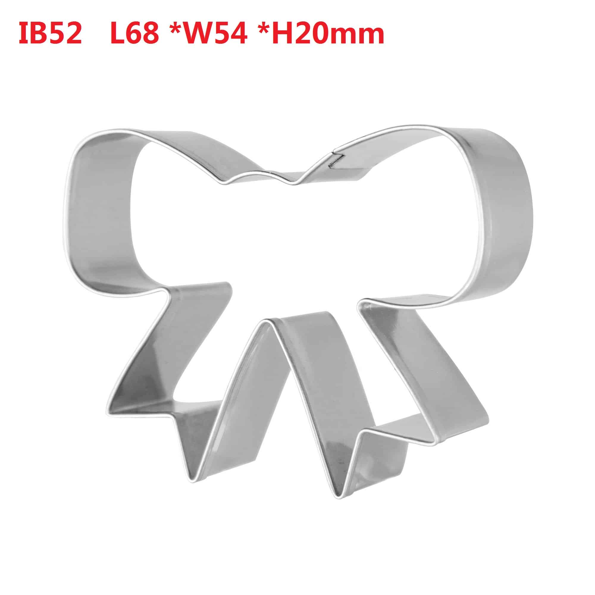 ib52-1.jpg Bow Cookie Cutter, 68x54x20mm - Image 1