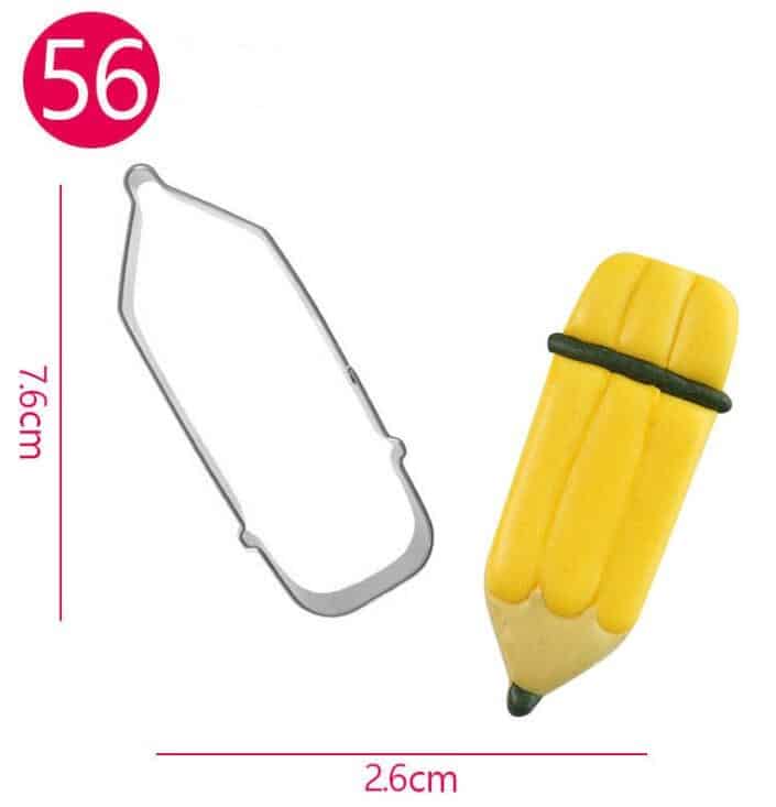 ib56-1.jpg Pencil Cookie Cutter, 7.6x2.6cm - Image 1