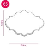 Plaque Cookie Cutter, 6.0x8.6cm