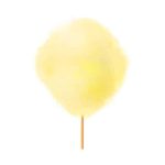 Cotton Candy Sugar, Mango Flavor 1kg