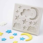 Moon and Stars Silicone Mould