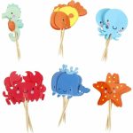 Ocean Sea Animal Cupcake Topper Picks