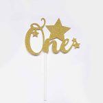 Number One Glitter Topper
