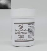 Lesepidado Edible Paint Pearl, Silver 25g