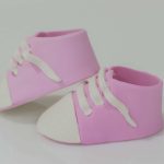 Pair of Baby Shoes with Lace, PINK