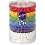 Wilton Assorted Primary Colors Baking Cups, 150ct