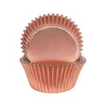 Rose Gold Foil Cupcake Cases