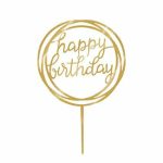 Happy Birthday Acrylic Topper