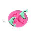 Pair of Dolphins (Big) Silicone Mould