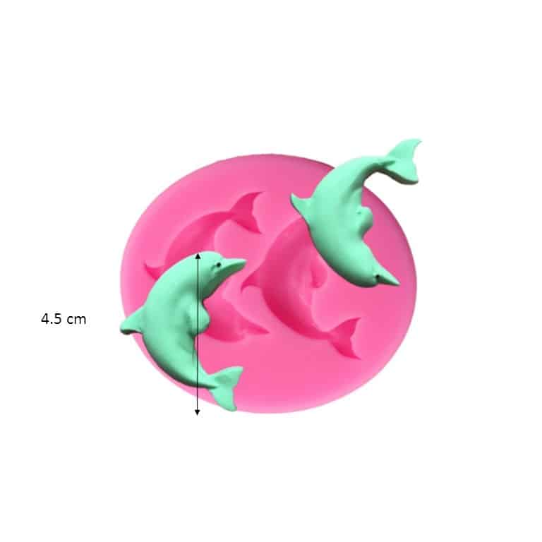 slide11_12.jpg Pair of Dolphins (Big) Silicone Mould - Image 1