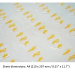 Arabic Message 3D Chocolate Transfer Sheet, A4