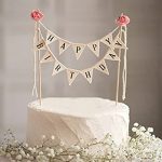 Happy Birthday Bunting Cake Topper
