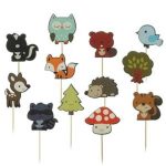 Woodland Cupcake Toppers, 12pcs per pack