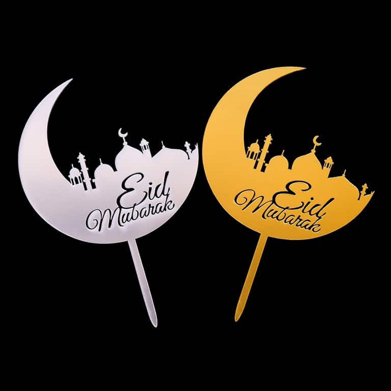 slide25.jpg Eid Mubarak Wishes Acrylic Topper - Image 1