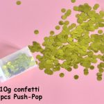 Gold Push Up Confetti Popper
