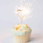 Heart Sparkler Candle, 1pc