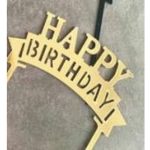 Happy Birthday Acrylic Topper