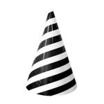 Black Stripes Party Hats