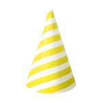 Yellow Stripes Party Hats