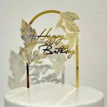 Arch Leaves HBD Topper