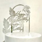 Arch Leaves HBD Topper