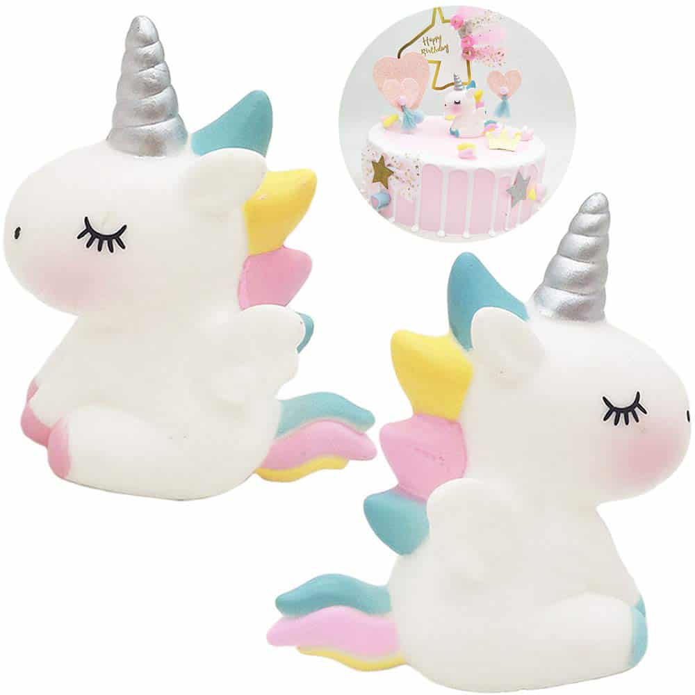 unicorn.jpg Unicorn 7.5cm Cake Toy Topper - Image 1