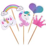 Unicorn Set Cupcake Topper Picks