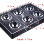 6s Round Polycarbonate Chocolate Mold